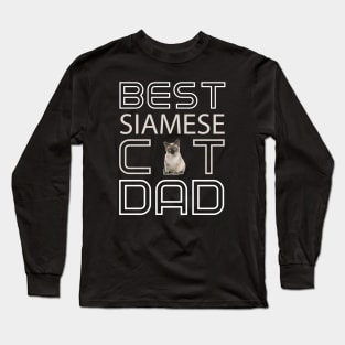 Best Siamese Cat Dad Long Sleeve T-Shirt